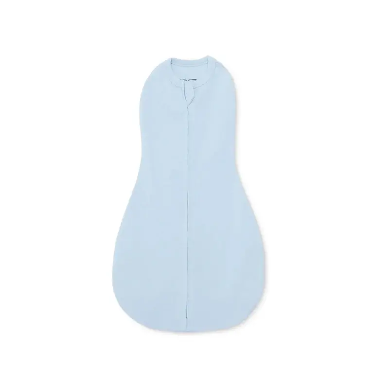 Hellobaby 100% Cotton 0-3 Months Swaddle Wrap Zip Fastening - Blue 1