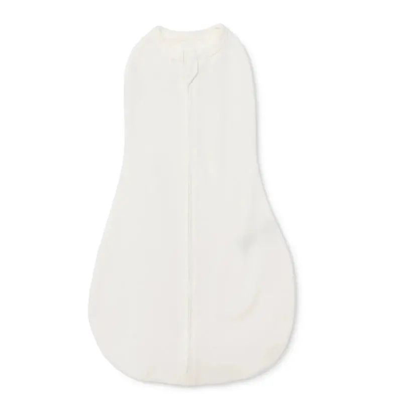 Hellobaby 100% Cotton 0-3 Months Swaddle Wrap Zip Fastening - Ecru 1