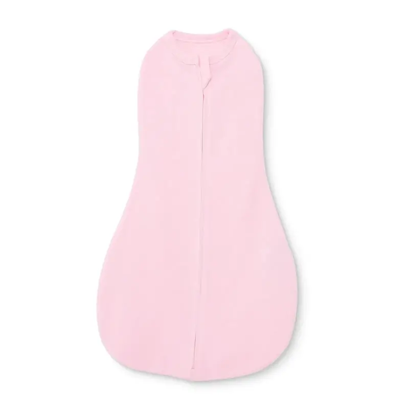 Hellobaby 100% Cotton 0-3 Months Swaddle Wrap Zip Fastening - Pink 1
