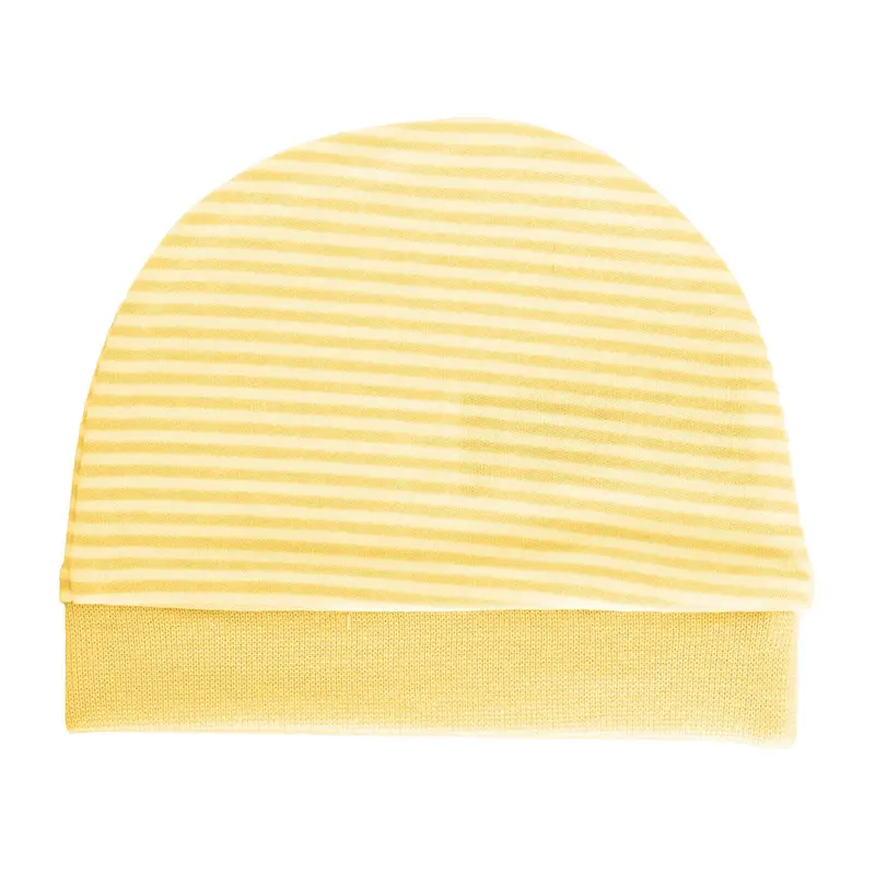 Hellobaby 100% Cotton Newborn Hat - Yellow 1