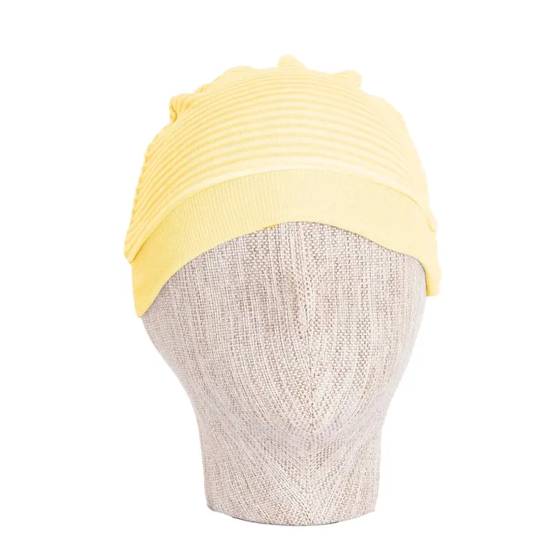 Hellobaby 100% Cotton Newborn Hat - Yellow 2