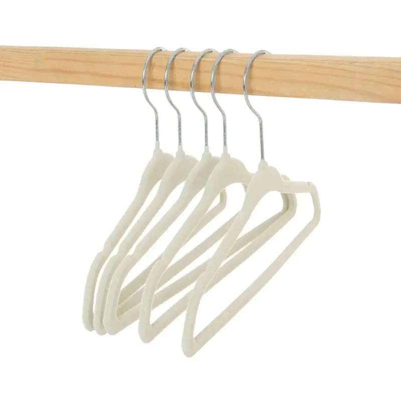 Hellobaby 5 Pack Velvet Baby Clothes Hangers - Sage Green 1