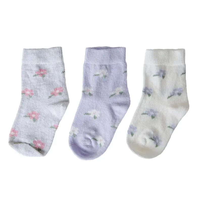 Hellobaby Ankle Socks 3 Pcs - Lilac 1
