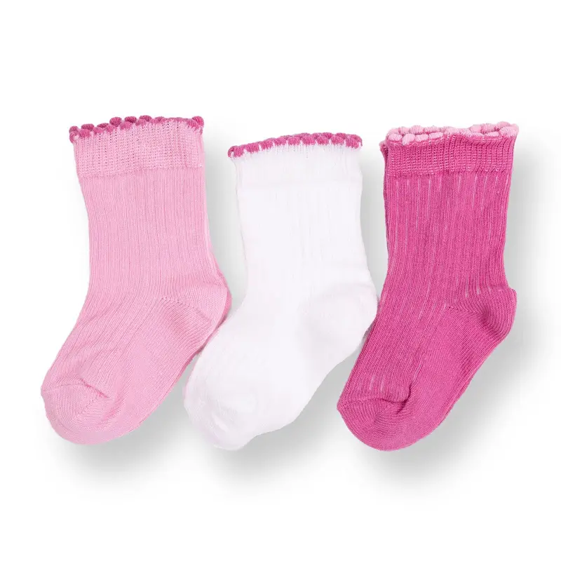 Hellobaby Ankle Socks 3 Pcs - Pink 1