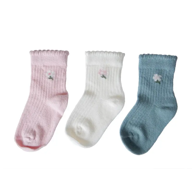 Hellobaby Ankle Socks 3 Pcs - Pink 1