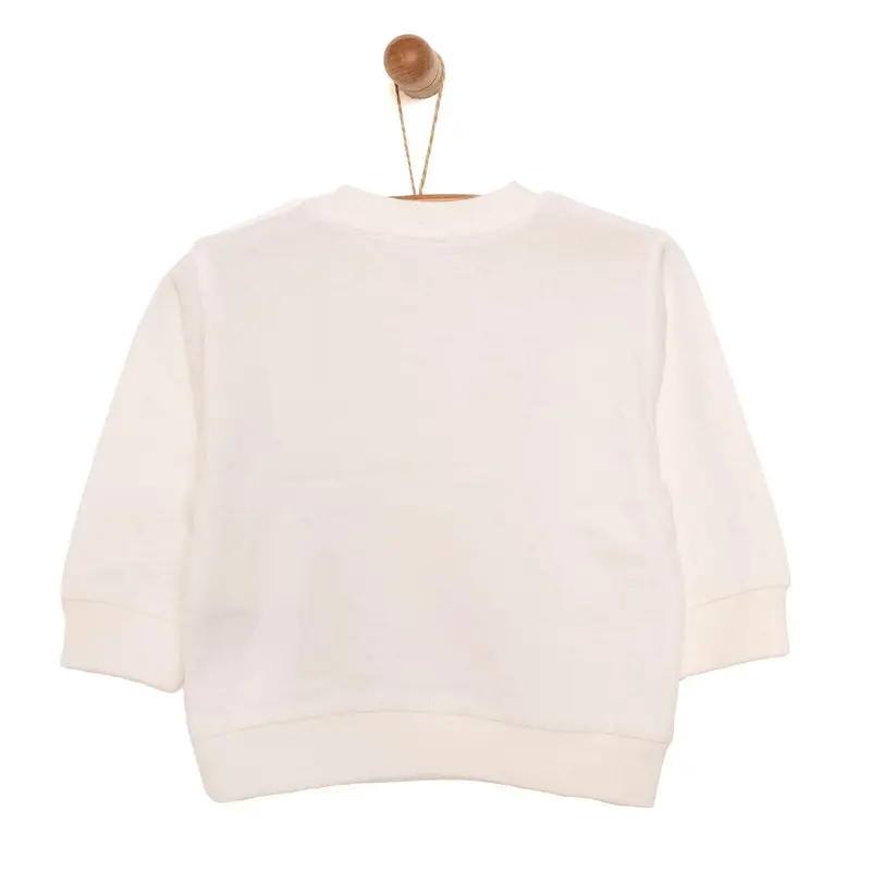 Hellobaby Baby Boy Basic Giraffe Printed Sweatshirt - Ecru 2
