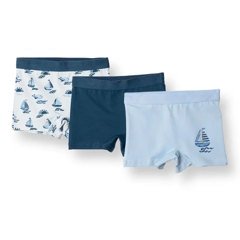 Hellobaby Baby Boy Briefs - Blue Printed 1