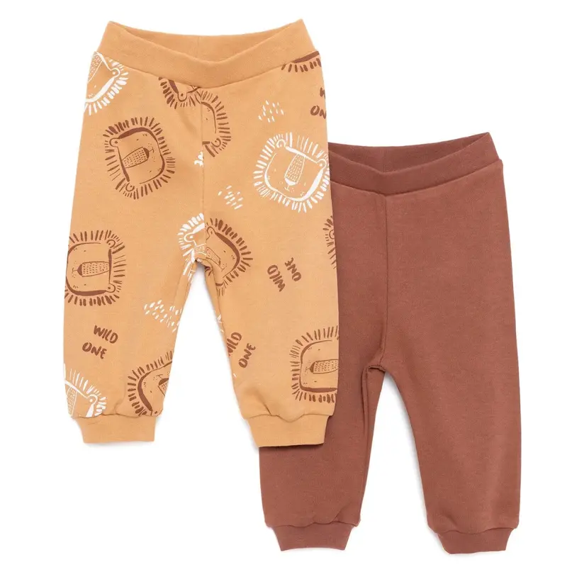 Hellobaby Baby Boy Footed Bottom - Brown 1