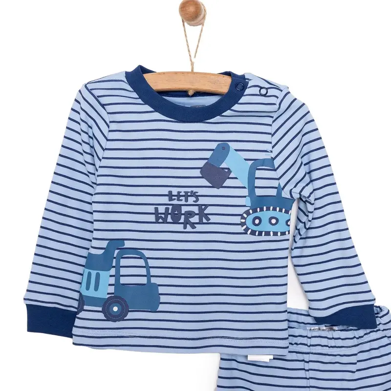 Hellobaby Baby Boy Long Sleeve Pyjamas Set - Dark Blue 2