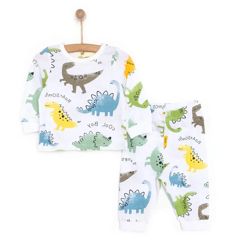 Hellobaby Baby Boy Long Sleeve Pyjamas Set - White 1