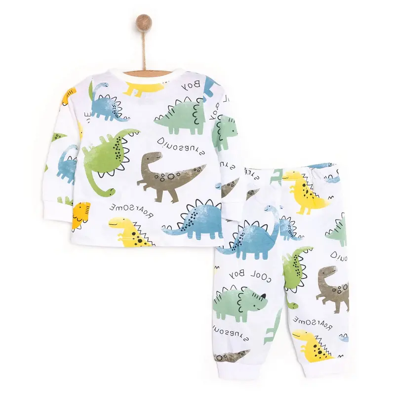 Hellobaby Baby Boy Long Sleeve Pyjamas Set - White 2