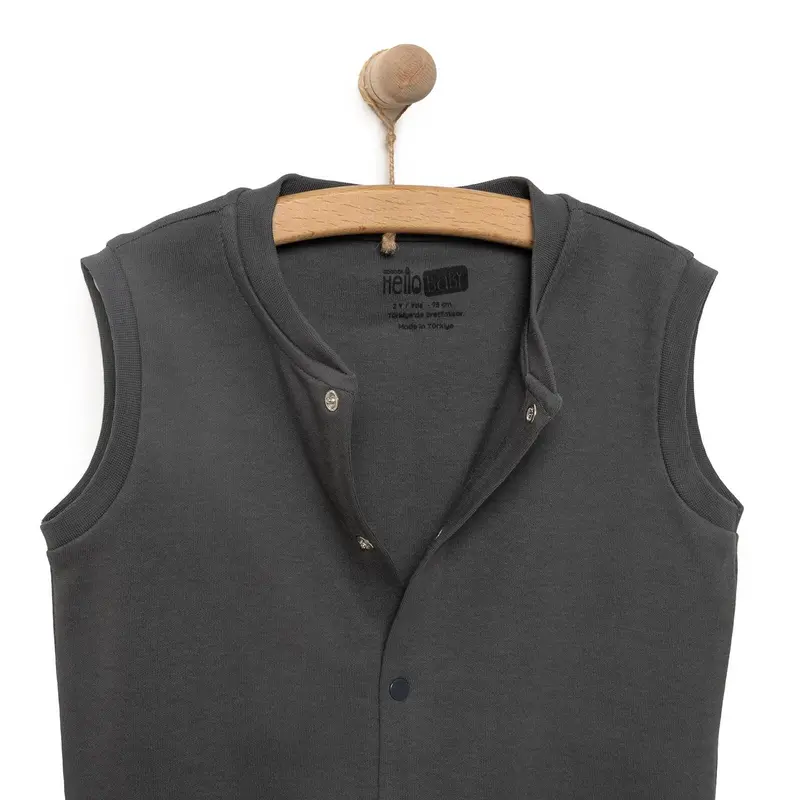Hellobaby Baby Boy Ribbed Cardigan - Dark Grey 7