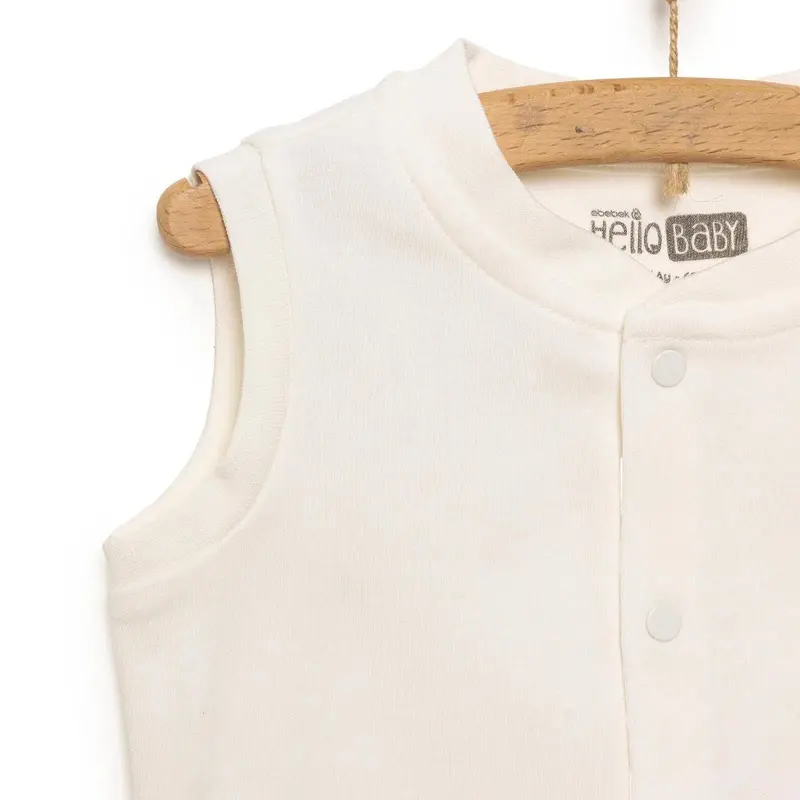 Hellobaby Baby Boy Ribbed Cardigan - Ecru 4