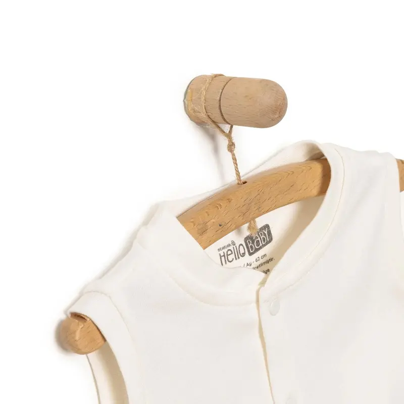 Hellobaby Baby Boy Ribbed Cardigan - Ecru 7