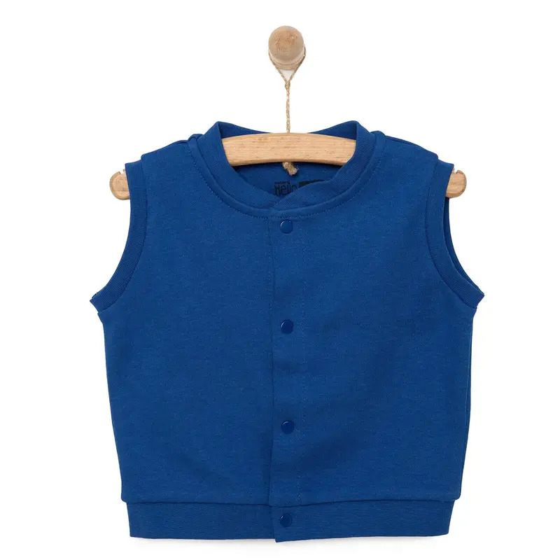 Hellobaby Baby Boy Ribbed Cardigan - Navy Blue 1
