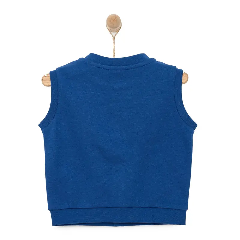 Hellobaby Baby Boy Ribbed Cardigan - Navy Blue 2