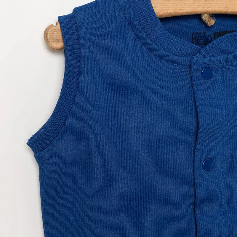 Hellobaby Baby Boy Ribbed Cardigan - Navy Blue 4
