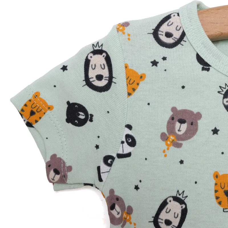 Hellobaby Baby Boy Short Sleeve Body - Multicolour 6