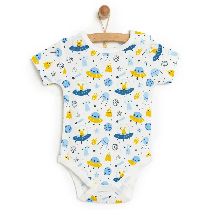 Hellobaby Baby Boy Short Sleeve  Body - White 1