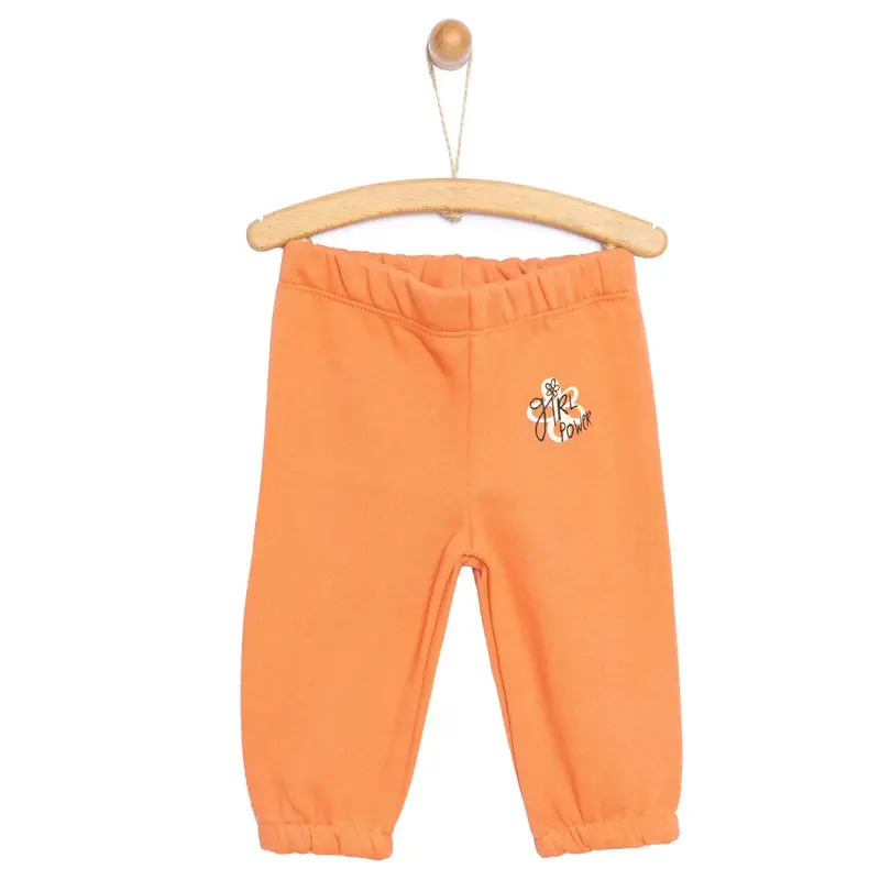 Hellobaby Baby Girl Basic Joggers - Orange 1
