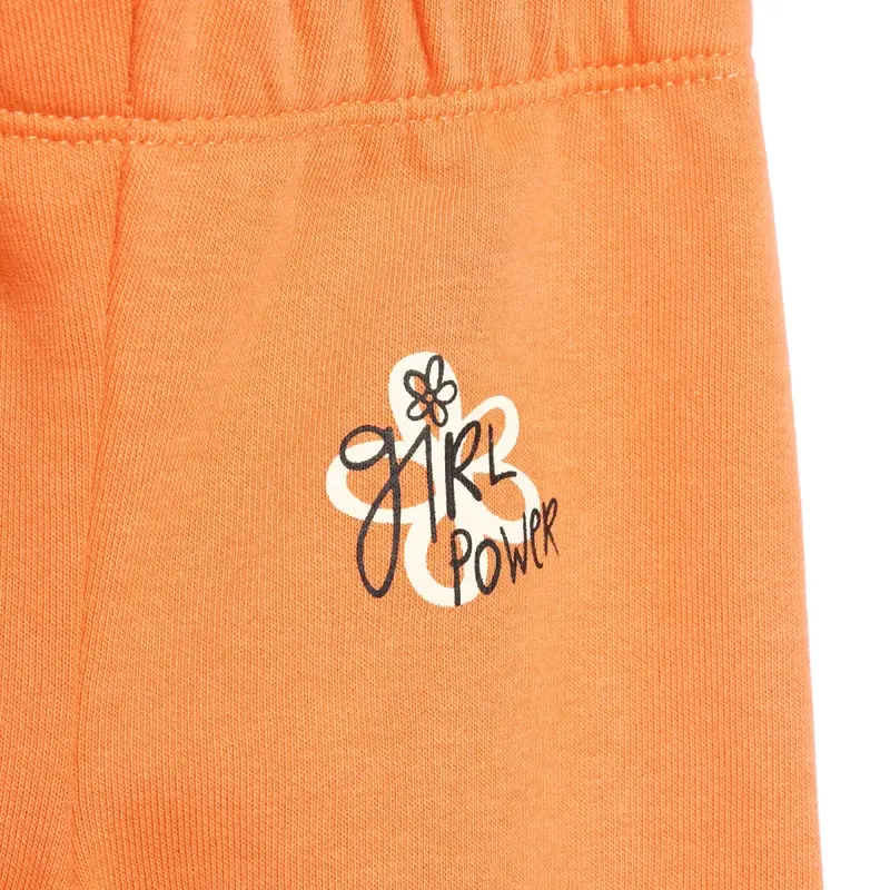Hellobaby Baby Girl Basic Joggers - Orange 6