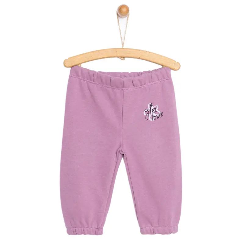 Hellobaby Baby Girl Basic Joggers - Purple 1