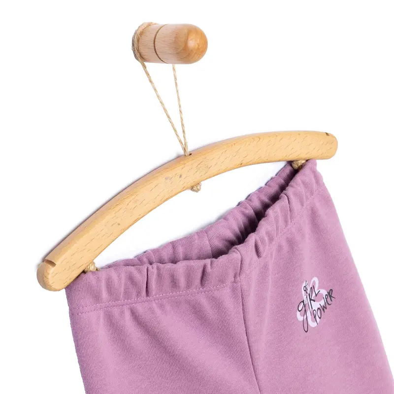 Hellobaby Baby Girl Basic Joggers - Purple 3