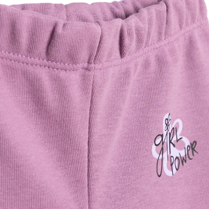 Hellobaby Baby Girl Basic Joggers - Purple 4
