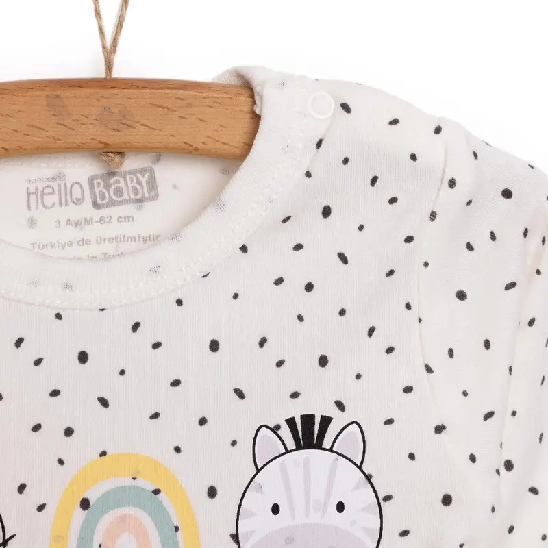 Hellobaby Baby Girl Long Sleeve Body - Ecru 3