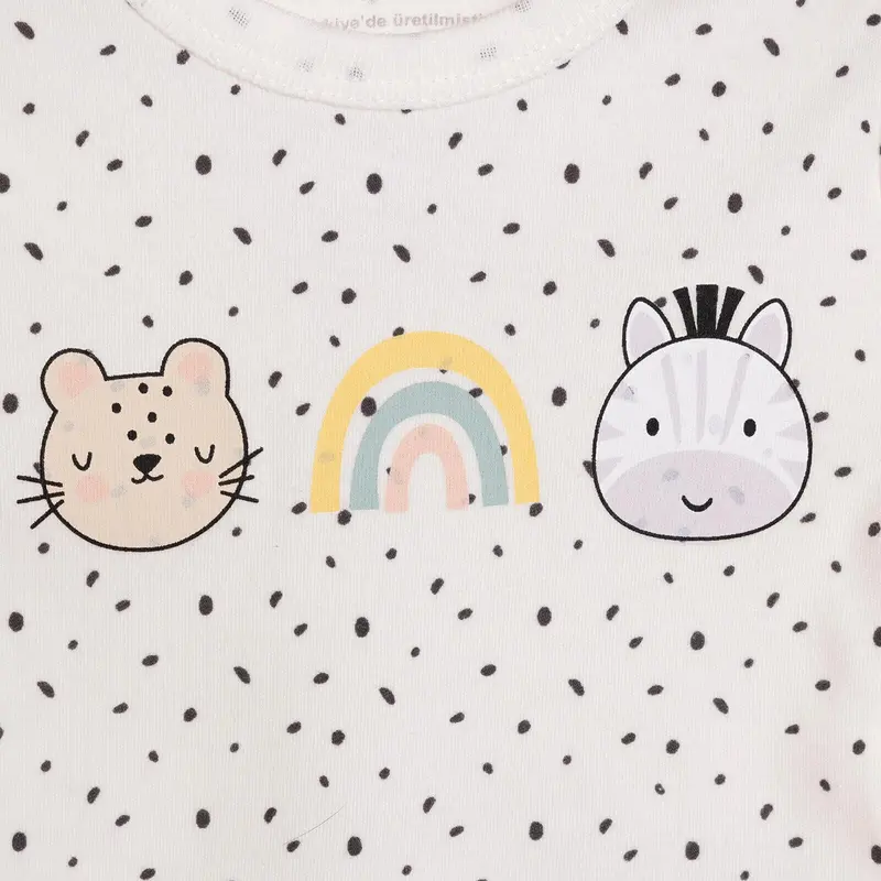 Hellobaby Baby Girl Long Sleeve Body - Ecru 5
