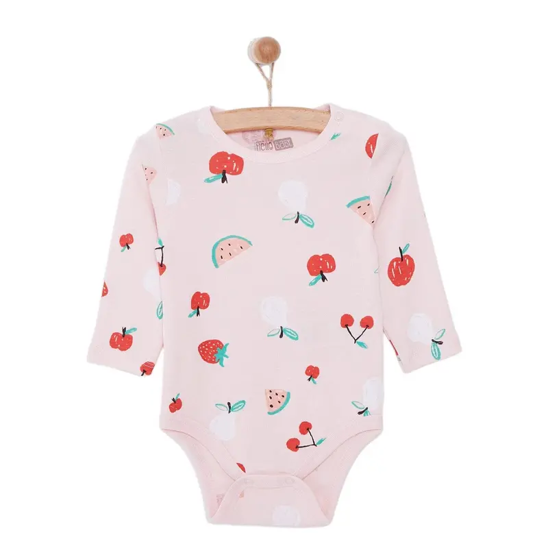 Hellobaby Baby Girl Long Sleeve Body - Pink 1