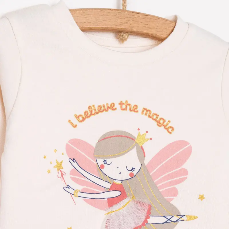 Hellobaby Baby Girl Long Sleeve Pyjamas Set - Ecru 3