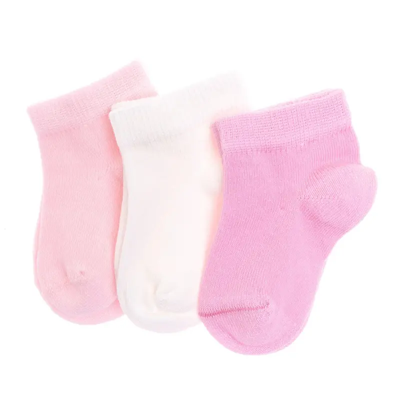 Hellobaby Baby Girl Pack Of 3 Socks - Pink 1