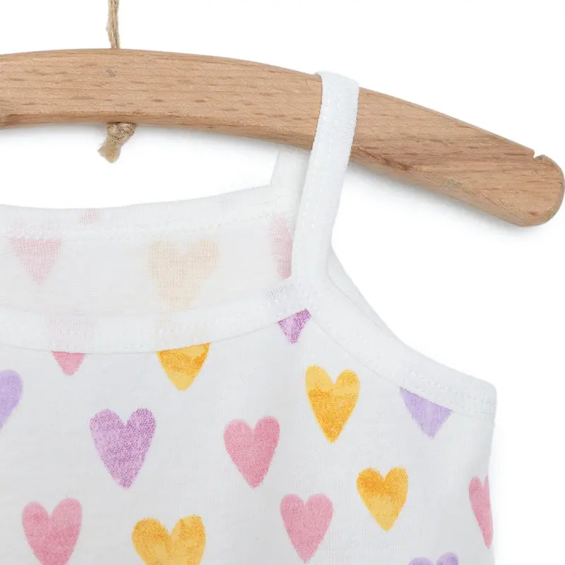 Hellobaby Baby Girl Rope Strap Bodysuit - Ecru 4