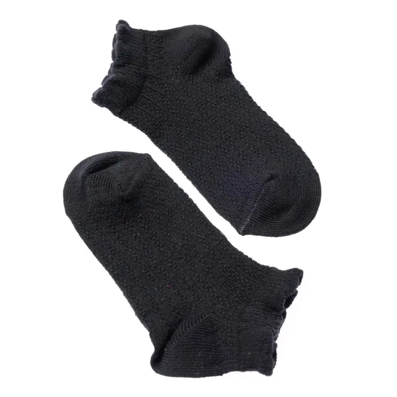 Hellobaby Baby Girl Socks 3 Pcs - Black 3