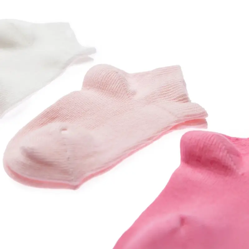 Hellobaby Baby Girl Socks 3 Pcs - Pink 2