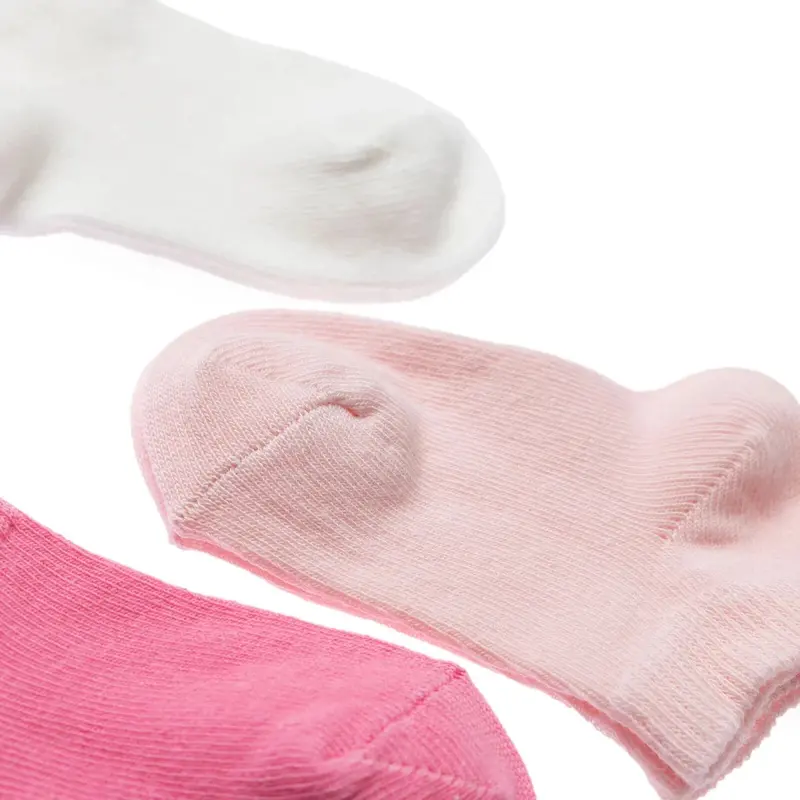 Hellobaby Baby Girl Socks 3 Pcs - Pink 3