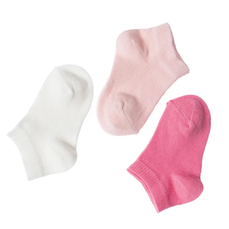 Hellobaby Baby Girl Socks 3 Pcs - Pink 4