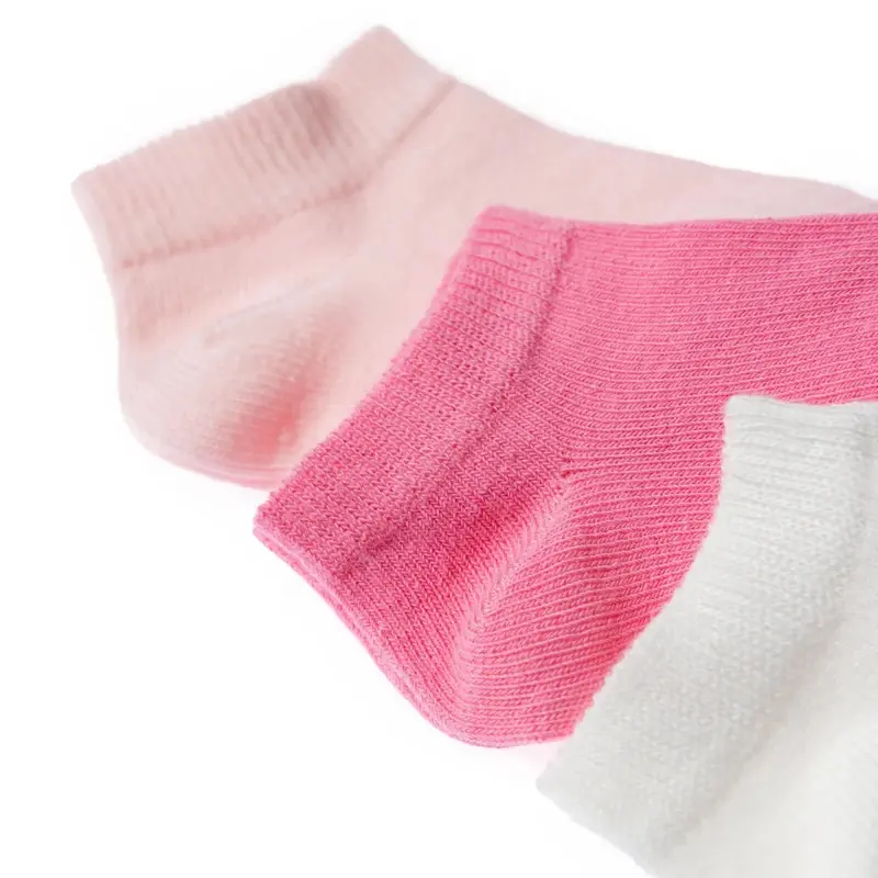 Hellobaby Baby Girl Socks 3 Pcs - Pink 5