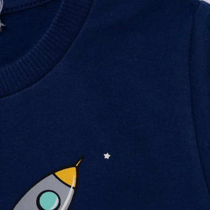 Hellobaby Basic Baby Boy Sweatshirt - Navy Blue 3