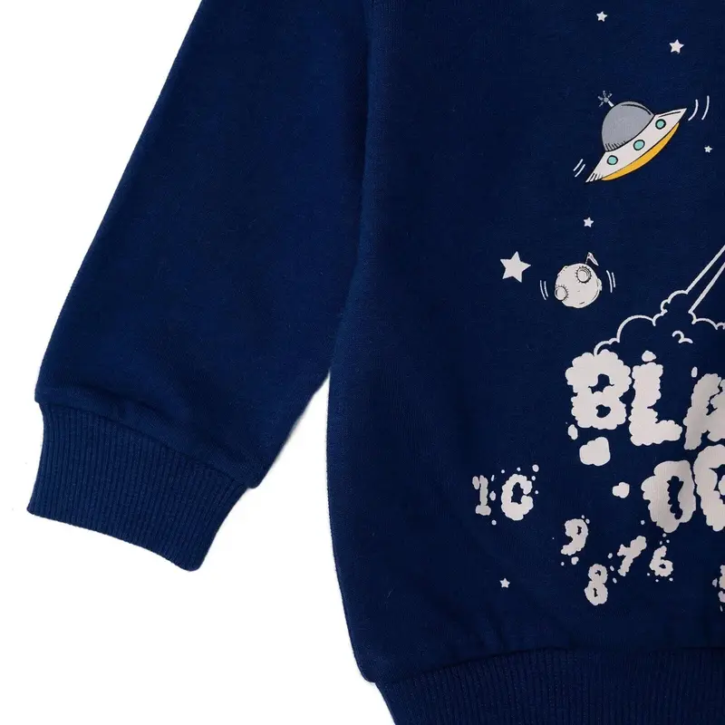 Hellobaby Basic Baby Boy Sweatshirt - Navy Blue 4