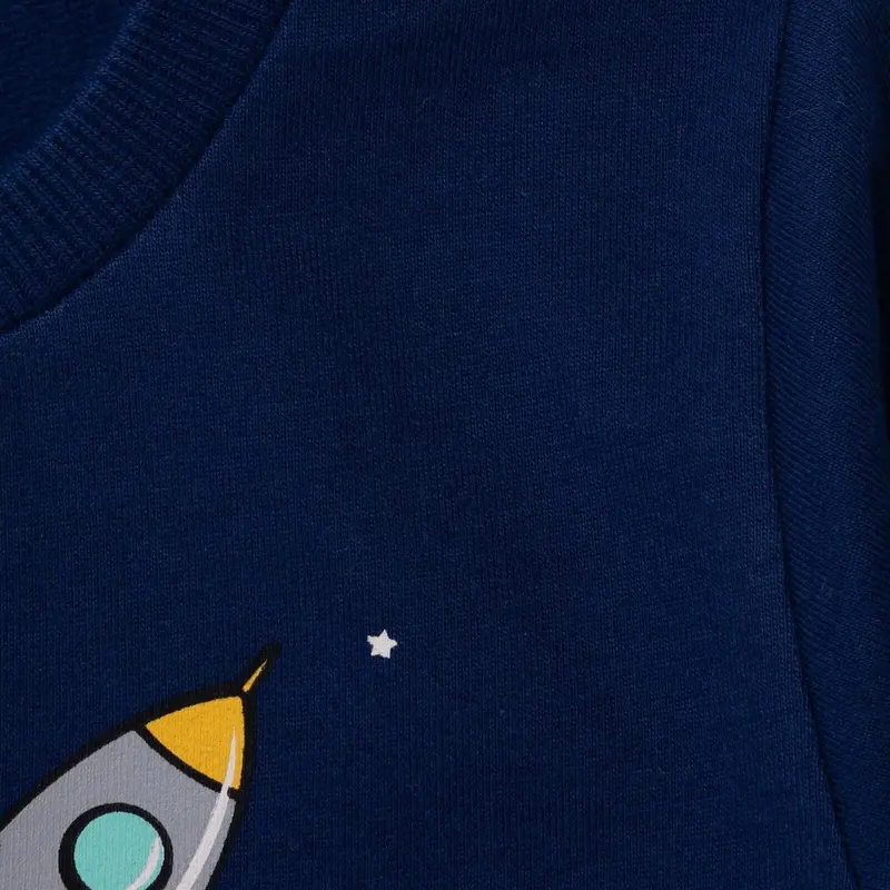 Hellobaby Basic Baby Boy Sweatshirt - Navy Blue 5