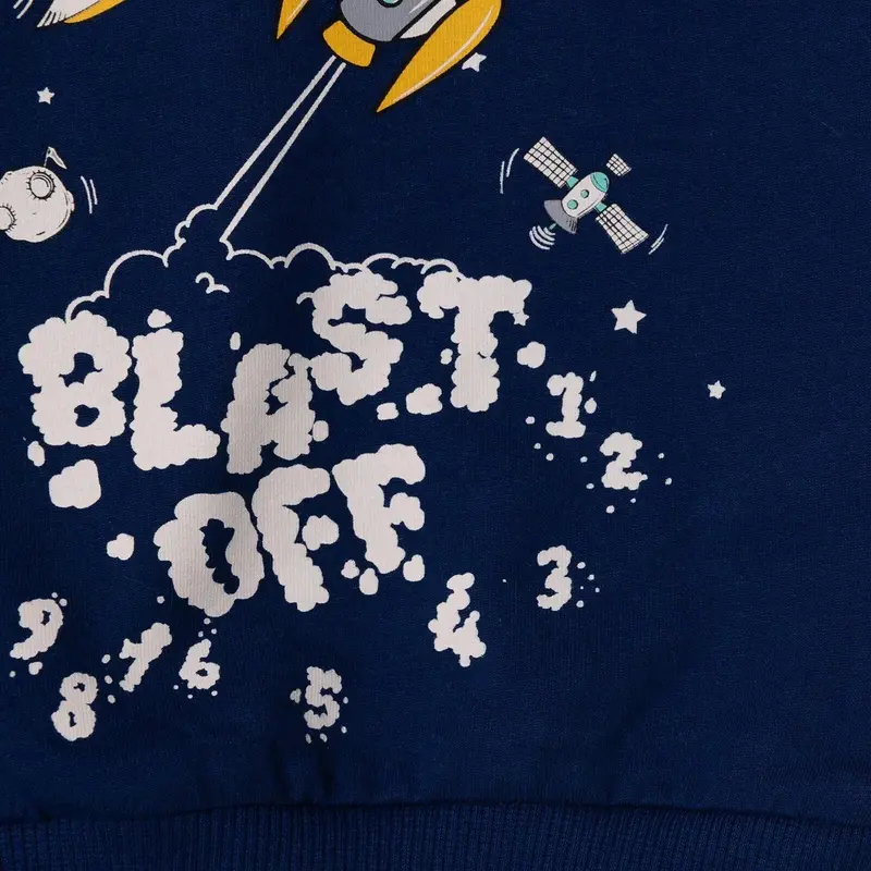 Hellobaby Basic Baby Boy Sweatshirt - Navy Blue 6