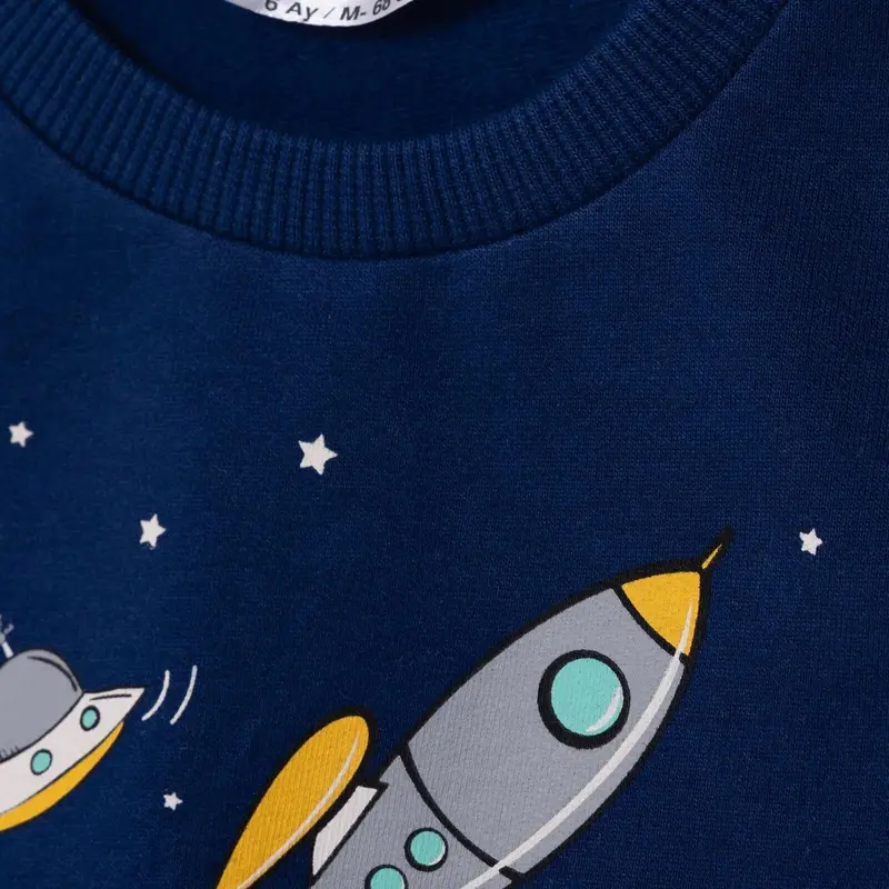 Hellobaby Basic Baby Boy Sweatshirt - Navy Blue 7