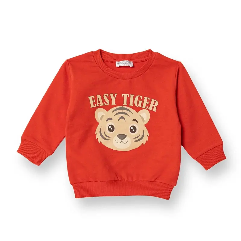 Hellobaby Basic Baby Boy Sweatshirt - Red 1