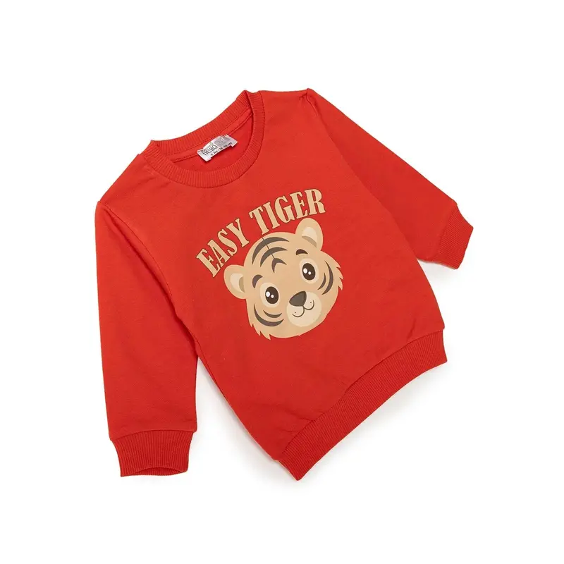 Hellobaby Basic Baby Boy Sweatshirt - Red 3