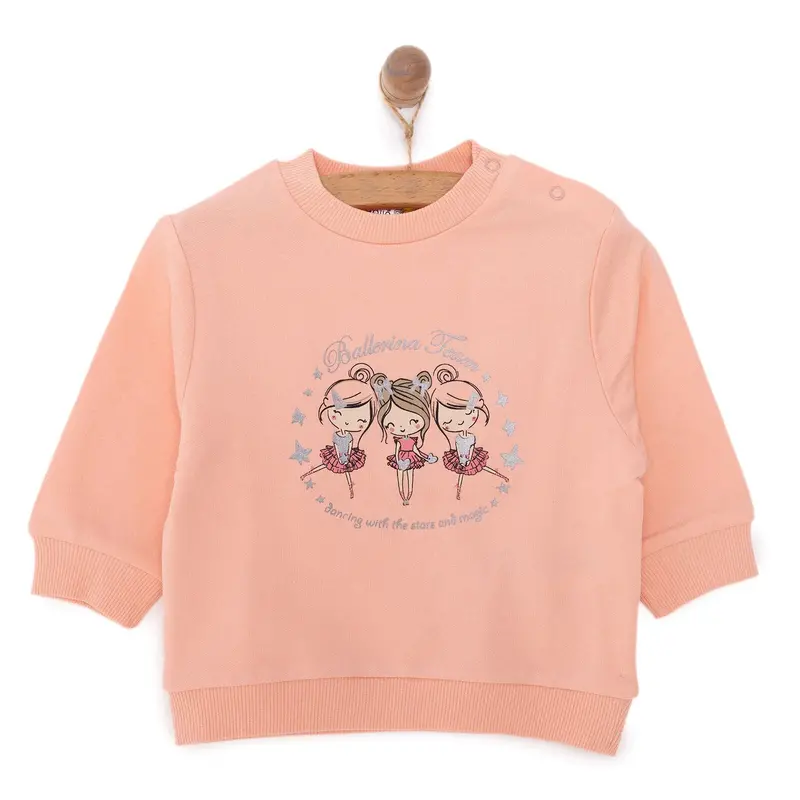 Hellobaby Basic Baby Girl Sweatshirt - Pink 1
