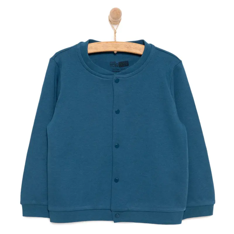 Hellobaby Basic Boy Cardigan - Dark Blue 1