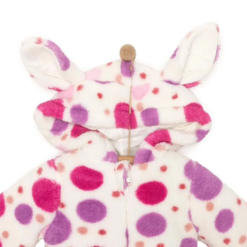 Hellobaby Basic Girl 3D Ears Welsoft Jacket - Rose 5