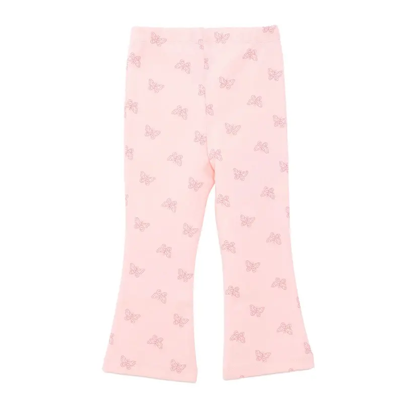 Hellobaby Basic Girl Butterfly Patterns Leggings - Light Pink 2
